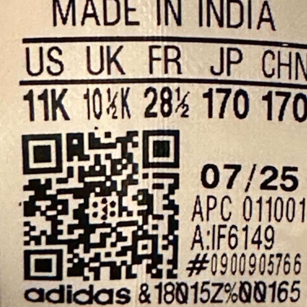 Adidas Country XLG CF Kids Casual Sneakers 11C 2Y White Grey Black Youth GS NEW - Picture 9 of 10